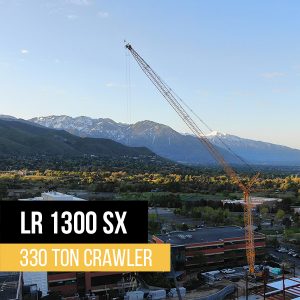 LR 1300 crawler crane utah