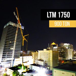 LTM 1450 crane rental service utah